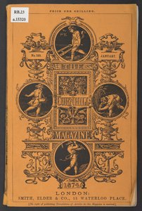 Omslag till The Cornhill Magazine, januari 1874 av English School