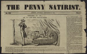 Omslag till The Penny Satirist av English School