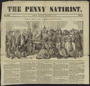 Omslag till The Penny Satirist