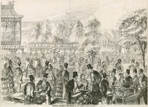 Cremorne Gardens, London, högst på säsongen av English School