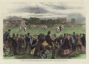 Cricketmatch mellan United och All-England Elevens av English School