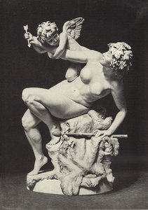 Amor och Bacchante av English School