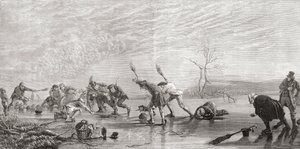 Curling på 1800-talet, från 