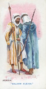 Sedvanlig hälsning i Arabien, 1907 av English School