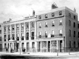 DAlemaine & Co. på Soho Square, 1854 av English School