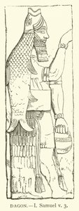 Dagon, I, Samuel, v, 3 (gravyr) av English School