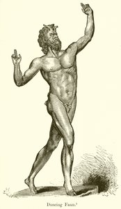 Dansande faun av English School