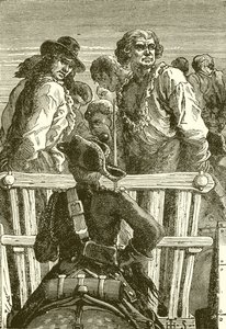 Danton och hans följeslagare på väg till giljotinen av English School