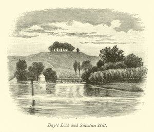 Days Lock och Sinodun Hill av English School