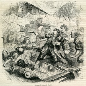 Amiral Carters död, 1692 av English School