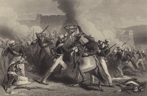 Brigadgeneral Adrian Hope dödad i attacken mot fortet Roodamow av English School