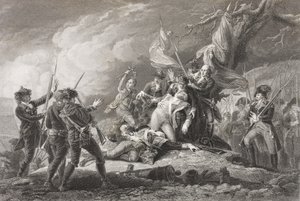 General Montgomerys död i slaget vid Quebec, 1775, från 