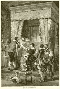 Henrik II:s död av English School
