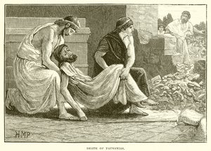 Pausanias död av English School