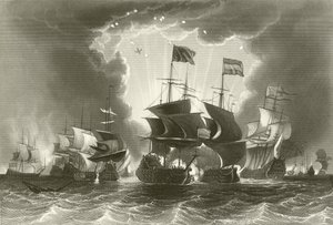 Nederlag för den holländska flottan av amiral Blake