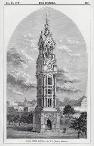 Delhi Clock Tower (gravyr) av English School