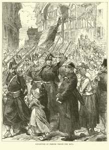 De franska truppernas avgång till Metz, augusti 1870 av English School
