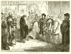 Avsättning av Edvard II, 1327 av English School