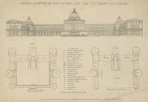 Design antagen av rådet för University of London av English School