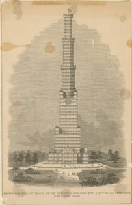 Design av Charles Burton för omvandlingen av Crystal Palace av English School