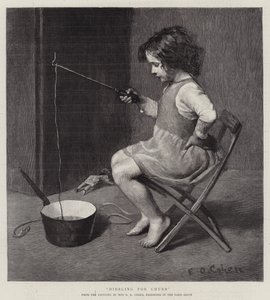 Dibbling för Chubb (gravyr) av English School