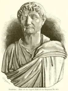 Diocletianus. (Byst av Capitolium, Hall of the Emperors, nr 80)