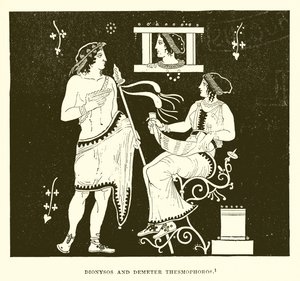Dionysos och Demeter Thesmophoros av English School