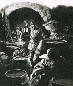 Upptäck Guy Fawkes från Gunpowder Plot av English School