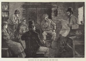 Diskutera New Irish Land Act (gravyr) av English School