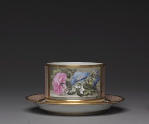 Fat, tillverkat av Worcester Porcelain Factory, c.1810 av English School