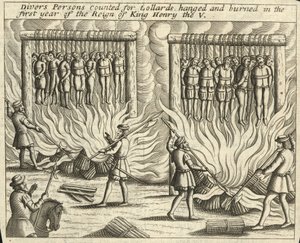 Dykare räknade personer för lollarder (gravyr) av English School