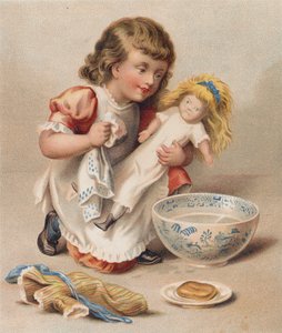 Dollys bad (kromolit) av English School