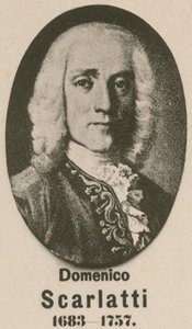 Domenico Scarlatti (gravyr) av English School