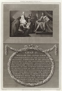 Domedagsboken föreställd till William the I av English School