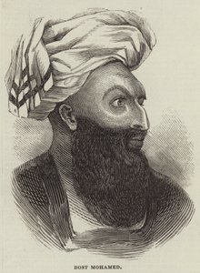 Dost Mohamed (gravyr) av English School