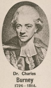 Dr Charles Burney (gravyr) av English School