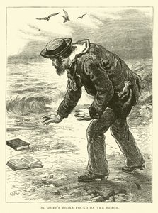 Dr Duffs böcker hittade på stranden av English School