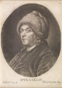 Dr. Franklin, 1784 (mezzotint) av English School