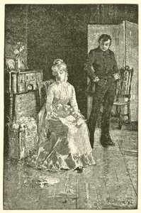 Dr Lydgate och Rosamond (gravyr) av English School