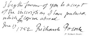 Dr Richard Pococke av English School
