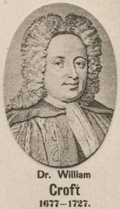 Dr William Croft (gravyr) av English School