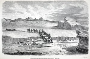 Dra båtarna till Illuidlek Island, pub. London 1886 av English School