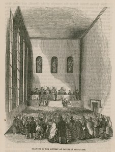 Dragning av lotteriet i Neapel i april förra året av English School