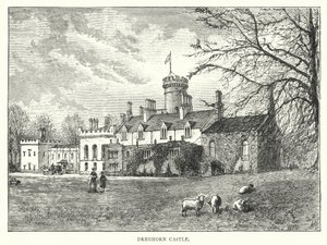 Dreghorn Castle (gravyr) av English School