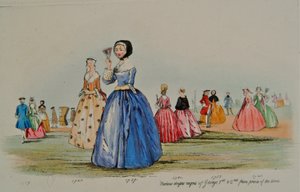 Klänningar från kung George I och kung George II av English School