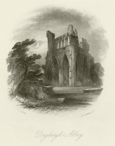 Dryburgh Abbey av English School