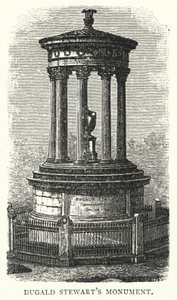 Dugald Stewarts monument (gravyr) av English School