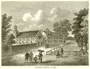 Dulwich College 1750 av English School