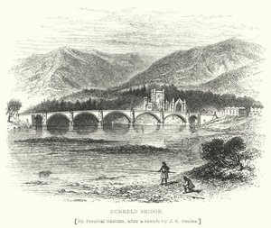 Dunkeld Bridge (gravyr) av English School