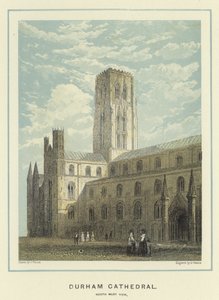 Durham Cathedral, nordvästlig vy av English School